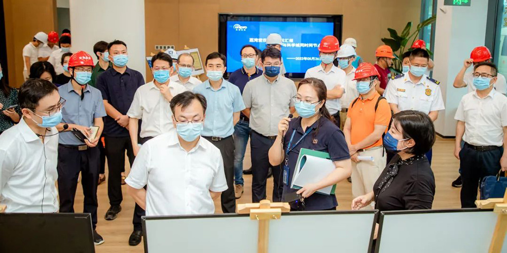 Tan Minghe, Mayor of Liwan District, Guangzhou and his delegation investigated and inspected ISA Liwan International School Project